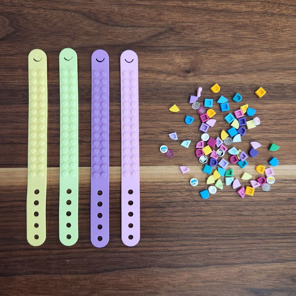 LEGO DOTS Bracelet Mega Pack 41913 DIY Creative Craft Kit Incomplete Set of 4